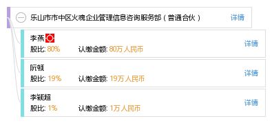 樂山市市中區火魂企業管理信息咨詢服務部 普通合伙