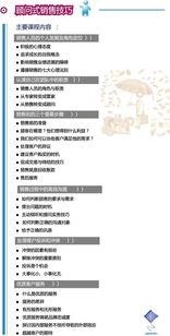 銷售服務(wù)類 課程介紹 上海凱兆企業(yè)管理咨詢